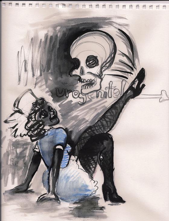 The Singing Detective - illustration by Lucy Stein